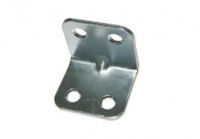 Уголок мебельный 30х26х26 мм белый цинк (100 шт в карт. уп.) STARFIX