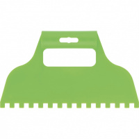 Шпатель для клея, пластмассовый, зубчатый 8 х 8 мм Сибртех