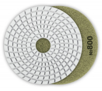 ЗУБР 100 мм, №800, мокрое шлифование, алмазный гибкий шлифовальный круг АГШК, Профессионал (29866-800)