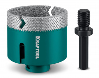 KRAFTOOL VS DIAMOND d 70 (М14, HEX10), Вакуумная алмазная коронка по керамограниту (29890-70)