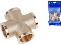 Крестовина 3/4" вн.-вн.-вн.-вн., AV Engineering (инд. упак.)