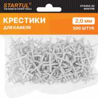 Крестики д/кафеля 2,0мм 200шт STARTUL MASTER (ST4404-20)