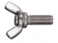 Винт М6х16 мм барашковый, нерж. сталь (А2) DIN 316 (10 шт в зип-локе) STARFIX