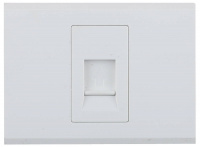 СВЕТОЗАР Эффект, без вставки и рамки, телефонная розетка (SV-54417-W)