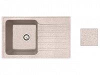 Мойка кухонная из искусственного камня ART гранит 770х475 мм, AV Engineering