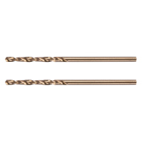 Сверло по металлу, 2 мм, HSS Co-8%, 2 шт.// Denzel