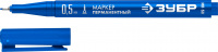 ЗУБР МП-50 синий, 0.5 мм перманентный маркер (06321-7)