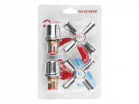 Вентильная головка (кран-букса + маховик) в блистере, (2 шт. инд. упак.) ECONOCE