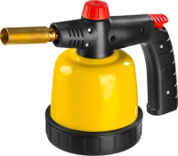 STAYER MaxTerm ML200 90х95 мм 190 гр., 1850°С пьезоподжиг, Паяльная лампа газовая на прокалываемый баллон (55590)