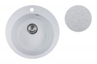 Мойка кухонная из искусственного камня POINT олово 495х495 мм, AV Engineering