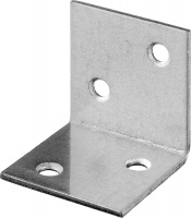 ЗУБР УМШ-1.5 25х25х25 х 1.2 мм, белый цинк, широкий мебельный уголок (31034-25)