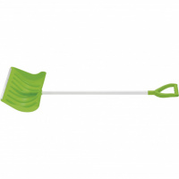 Лопата для уборки снега пластиковая Profi, 500 х 330 х 1340 мм, стальной черенок, Сибртех