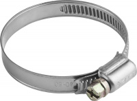 ЗУБР НХ-9Н 40-60 мм, накатная лента 9 мм, хомут нержавеющий, 5 шт, Профессионал (3787-40-60)