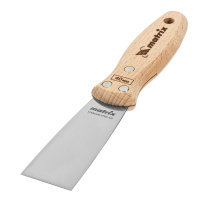 Шпательная лопатка из нержавеющей стали, 40 мм, буковая рукоятка, EFP Matrix