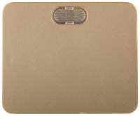 СВЕТОЗАР Гамма, с подсветкой, одноклавишный, без вставки и рамки, цвет золотой металлик, 10 A/~250 B, электрический выключатель (SV-54131-GM)