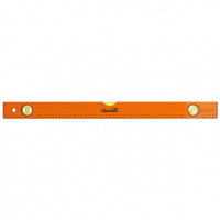 Уровень алюминиевый, 600 мм, 3 глазка, желтый, линейка Sparta