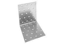 Уголок крепежный равносторонний 80х100х100 мм KUR белый цинк STARFIX