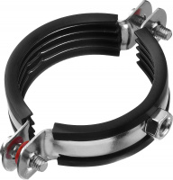 ЗУБР 2″, цинк, 7 шт, трубный хомут с гайкой (37850-59-65)