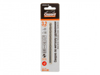 Сверло по металлу ц/х 3.2х69х106 мм удлиненное HSS-G, комплект из 2-х шт GEPARD