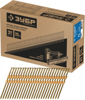 ЗУБР РГР-21 75 мм, реечные гвозди рифленые, 2500 шт (305392-75)