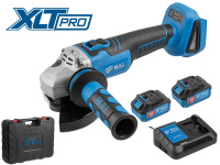 Аккум. углошлифмашина BULL CSG 1812 R в чем. XLTpro БЕСЩЕТ, 125 мм, рег. об., 8000 об/мин, 2х4 А*ч