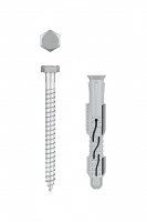 ЗУБР ФД-П 10 x 80 мм, фасадный дюбель, нейлон/цинк, 50 шт (301475-080)