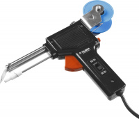 ЗУБР 30/60 Вт, 220 В, конус, автоматическая подача припоя, электропаяльник, Профессионал (55304-60)