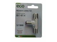 Соединение нар. резьба 1/4" Т-образное (латунь) ECO