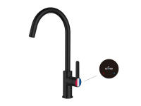 Смеситель для кухни (Lt) D35, серия Lotus черный, a-five