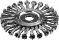 ЗУБР 150 мм, стальная проволоки 0.5 мм, щетка дисковая для УШМ, Профессионал (35190-150)