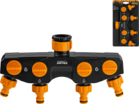 Разветвитель для шланга 4-канальный 3/4" и 1" STARTUL METSA (ST6013-19)