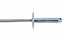 Заклепка вытяжная с увеличенным полем 4.8х21х16 мм сталь/сталь, цинк (250 шт в карт. уп.) STARFIX