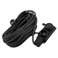 Удлинитель силовой 20 м, 16А, тип УХз16, КГ 3 x 1.5 мм, 2 розетки, Сибртех