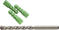 STAYER 10 x 120 мм, 10 шт, сверло по бетону с дюбелями (29111-H11-10)