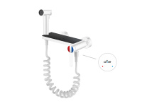 Смеситель для биде (Lt) D35, серия Lotus белый, a-five