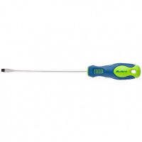 Отвертка, SL5 х 100 мм, CrV, двухкомпонентная рукоятка Сибртех