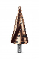 ЗУБР КОБАЛЬТ 6-38мм, 12 ступеней, винтовая проточка, сверло ступенчатое, ПРОФЕССИОНАЛ (29674-6-38-12)