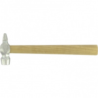 Молоток слесарный, 200 г, круглый боек, деревянная рукоятка Россия