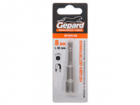 Насадка шестигранная магнитная  8х100мм GEPARD (GP3202-10)