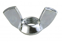 Гайка М6 барашковая, цинк, DIN 315 (500 шт в карт. уп.) STARFIX