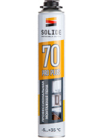 Пена монтажная профессиональная всесезонная SOLIDE Foam Pro Plus 70 (750мл)