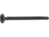 Саморез 4.2х60 мм для монтажа ГКЛ к металлу, фосфат, со сверлом (10 шт в зип-локе) STARFIX