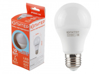 Лампа светодиодная A60 СТАНДАРТ 10 Вт 170-240В E27 4000К ЮПИТЕР