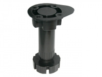 Опора кухонная регулируемая 95-130 черная STARFIX