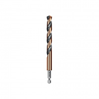 KRAFTOOL НЕХ-1/4″, d 9.0 х 125 мм, сверло по металлу для винтовёртов и шуруповертов IMPACT READY (29652-9)