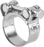 Хомут силовой 36-39мм, цинк (20 шт в пакете) STARFIX