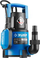 ЗУБР 400 Вт, дренажный насос с минимальным уровнем откачки, Профессионал (НПГ-Т3-400)