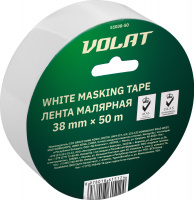 Лента малярная 38ммх50м белая ВОЛАТ