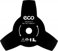 Нож для мотокосы 3 зуб. 255х1.4х25.4 мм ECO