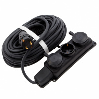 Удлинитель силовой 20 м, 16 А, тип УХз16, 3 x 1.5 мм, Сибртех